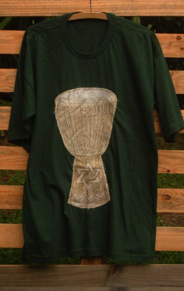 Djembe pirografado